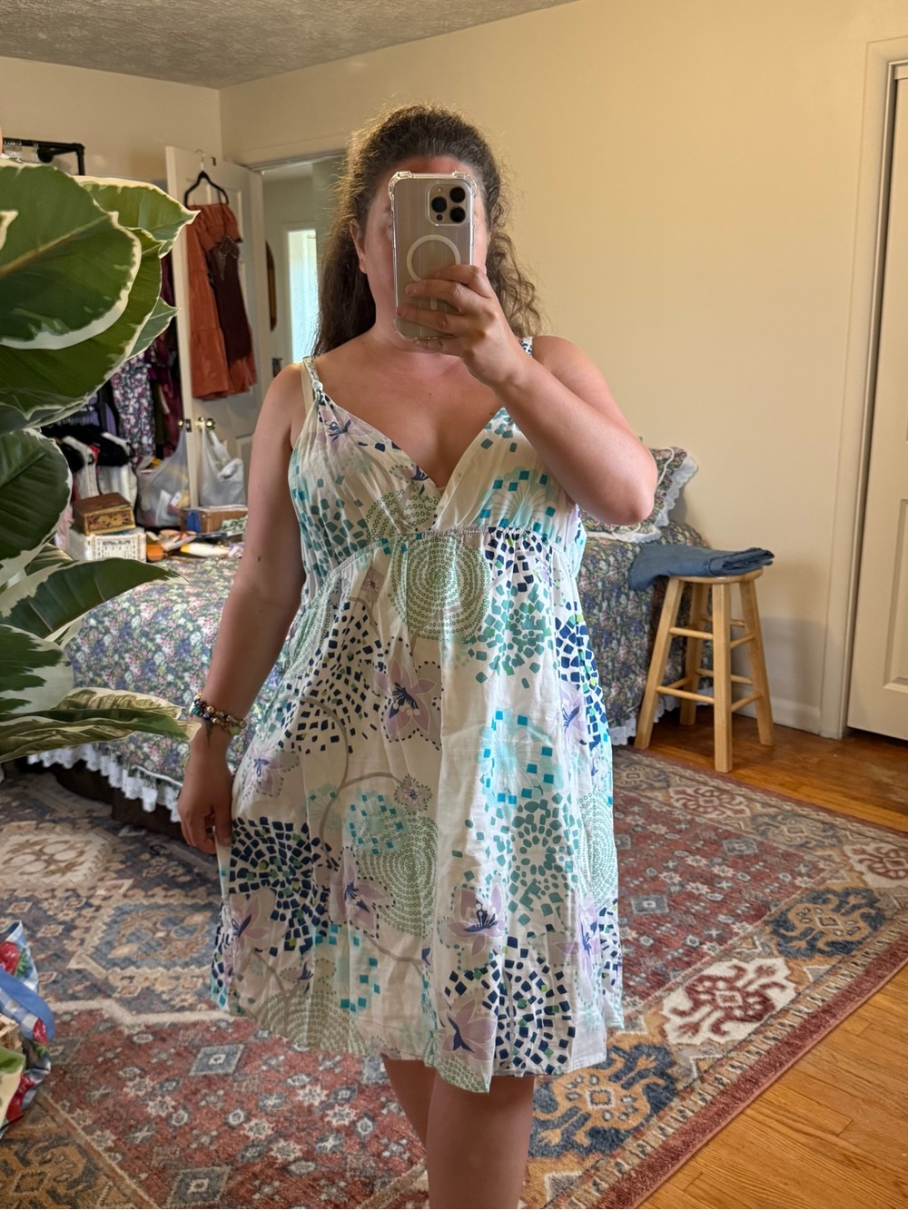 Old Navy Y2K floral mini summer dress